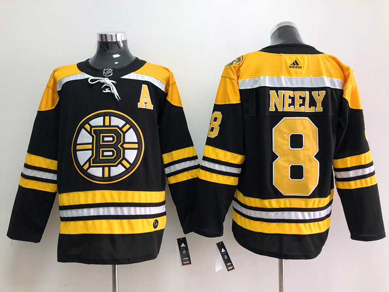 Men's Boston Bruins Cam Neely #8 Black Jersey